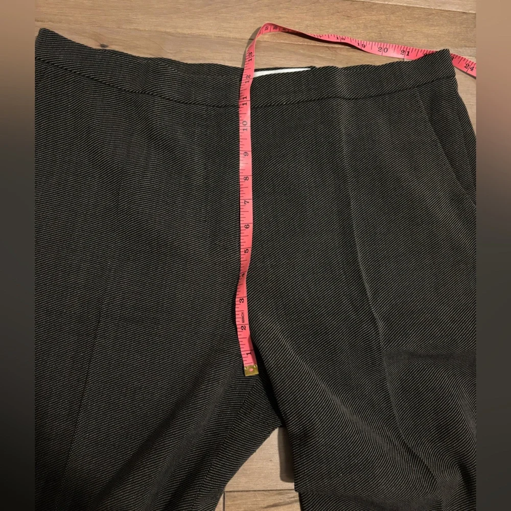 MaxMara Striped Work Pants / Suit Pants / Trousers size 14 black and Tan - Picture 8 of 11